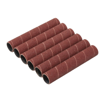 Draper SSAO2 Aluminium Oxide Sanding Sleeves, 19 x 115mm, 80 Grit (Pack of 6) - Code: 08402 - Pack Qty 1