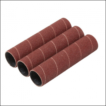 Draper SSAO3 Aluminium Oxide Sanding Sleeves, 25 x 115mm, 80 Grit (Pack of 3) - Code: 08403 - Pack Qty 1