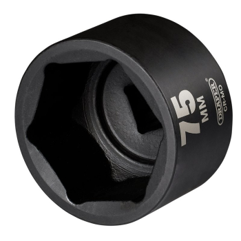 Draper 425-MM Draper HI-TORQ® Impact Socket, 1 inch  Sq. Dr. 75mm - Code: 08504 - Pack Qty 1