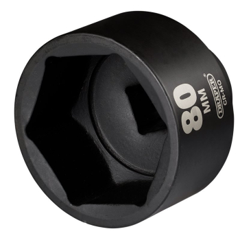 Draper 425-MM Draper HI-TORQ® Impact Socket, 1 inch  Sq. Dr. 80mm - Code: 08505 - Pack Qty 1