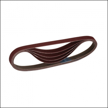 Draper SB10330 Cloth Sanding Belt, 10 x 330mm, 180 Grit (Pack of 5) - Code: 08685 - Pack Qty 1