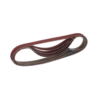 Draper SB13457 Cloth Sanding Belt, 13 x 457mm, 80 Grit (Pack of 5) - Code: 08689 - Pack Qty 1