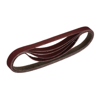 Draper SB13457 Cloth Sanding Belt, 13 x 457mm, Assorted Grit (Pack of 5) - Code: 08693 - Pack Qty 1