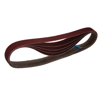 Draper SB25762 Cloth Sanding Belt, 25 x 762mm, 80 Grit (Pack of 5) - Code: 08695 - Pack Qty 1