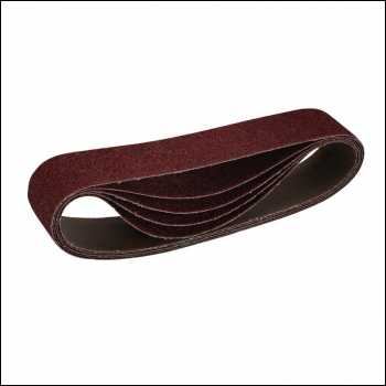 Draper SB50686 Cloth Sanding Belt, 50 x 686mm, 40 Grit (Pack of 5) - Code: 08705 - Pack Qty 1