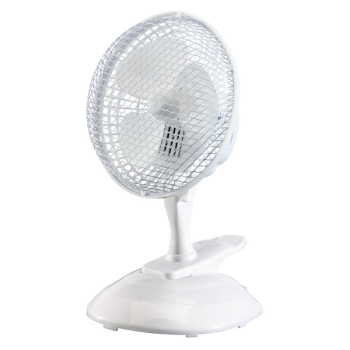 Draper FAN1B 230V Clip-On Desk Fan, 6 inch /150mm, 15W - Code: 08710 - Pack Qty 1