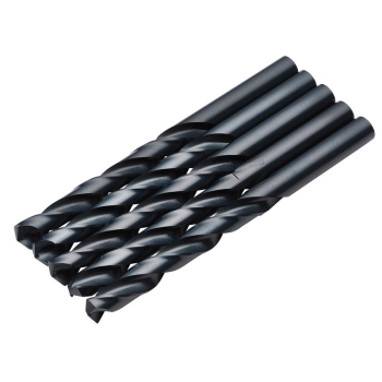 Draper DBBS Black HSS Drill Bit, 9.0mm x 125mm (Pack of 5) - Code: 08837 - Pack Qty 1