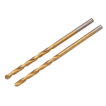 Draper DBTS HSS Titanium Nitride Coated Drill Bit, 2.5mm x 57mm (Pack of 2) - Code: 08861 - Pack Qty 1