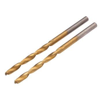 Draper DBTS HSS Titanium Nitride Coated Drill Bit, 3.2mm x 34mm (Pack of 2) - Code: 08863 - Pack Qty 1