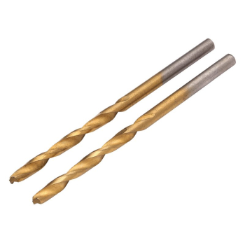Draper DBTS HSS Titanium Nitride Coated Drill Bit, 3.5mm x 70mm (Pack of 2) - Code: 08864 - Pack Qty 1