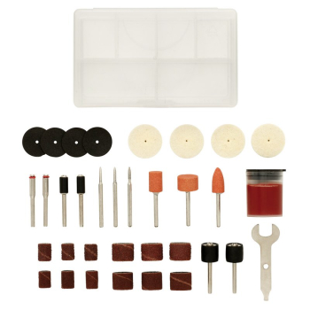 Draper AD20EG-1 Accessories Set for D20 Engraver/Grinder (32 Piece) - Code: 08954 - Pack Qty 1