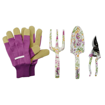 Draper AFTS/4 Garden Tool Set with Floral Pattern (4 Piece) - Code: 08993 - Pack Qty 1