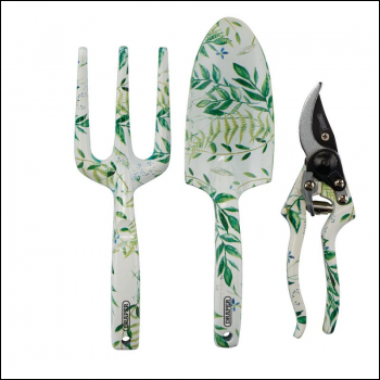 Draper AFTS/3 Garden Tool Set with Floral Pattern (3 Piece) - Code: 08994 - Pack Qty 1