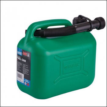 Draper PFC05 Plastic Fuel Can, 5L, Green - Code: 09052 - Pack Qty 1
