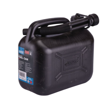 Draper PFC05 Plastic Fuel Can, 5L, Black - Code: 09053 - Pack Qty 1