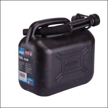 Draper PFC05 Plastic Fuel Can, 5L, Black - Code: 09053 - Pack Qty 1