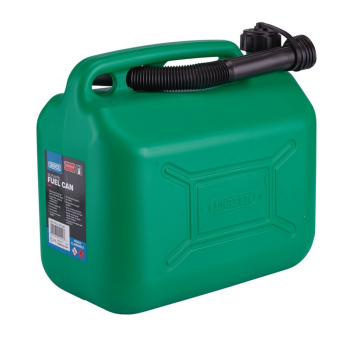 Draper PFC10 Plastic Fuel Can, 10L, Green - Code: 09055 - Pack Qty 1