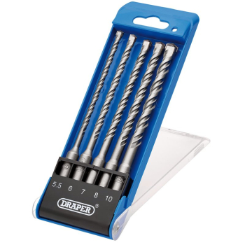 Draper DBSDS1 SDS Plus Drill Bit Set (5 Piece) - Code: 09105 - Pack Qty 1