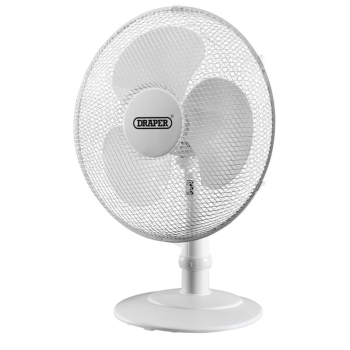 Draper FAN16 230V Desk Fan, 16 inch /400mm, 45W - Code: 09111 - Pack Qty 1