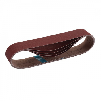 Draper SB50686 Cloth Sanding Belt, 50 x 686mm, 120 Grit (Pack of 5) - Code: 09218 - Pack Qty 1