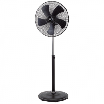 Draper HV20F 230V Industrial Floor Standing Fan, 20 inch /510mm, 3 Speed - Discontinued - Code: 09408 - Pack Qty 1