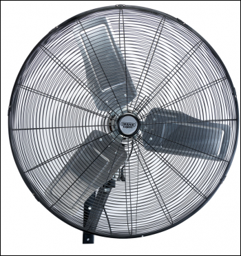 DRAPER 30 inch  Industrial Wall Mounted Fan  (750mm) - Pack Qty 1 - Code: 09436