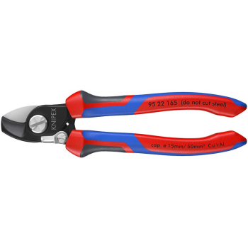 Draper 95 22 165 KNIPEX 95 22 165 Cable Shears with Opening Spring, 165mm - Code: 09448 - Pack Qty 1
