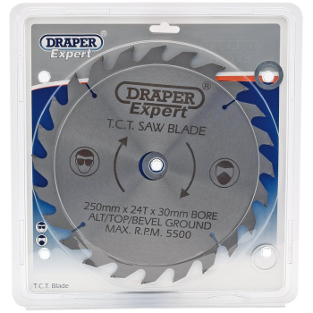Draper CSB250P Expert TCT Saw Blade, 250 x 30mm, 24T - Discontinued - Code: 09486 - Pack Qty 1