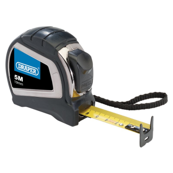 Draper DMTPRN/C Auto-lock Metric Measuring Tape, Class II, 5m x 19mm - Code: 09556 - Pack Qty 1