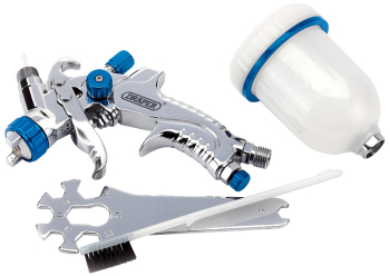 Draper GSG5-100 Gravity Feed HVLP Air Spray Gun, 100ml - Code: 09708 - Pack Qty 1