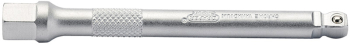 Draper B-EXTBS Draper Expert Satin Chrome Plated Extension Bar, 1/4 inch  Sq. Dr., 100mm - Code: 09918 - Pack Qty 1