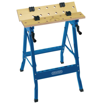Draper WBTT600Y Tilt & Clamp Fold Down Workbench, 600 x 650 x 800mm - Code: 09951 - Pack Qty 1
