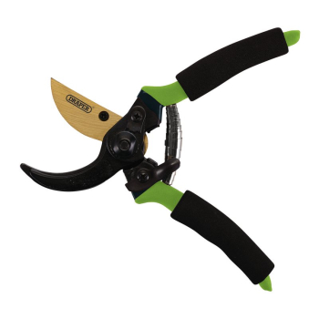 Draper BSFG Bypass Secateurs with Foam Grips, 203mm - Discontinued - Code: 09963 - Pack Qty 1