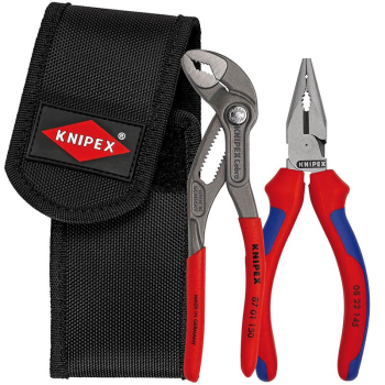 Draper 00 20 72 V06 KNIPEX 00 20 72 V06 Mini Pliers Set in Belt Tool Pouch, 1 x 08 22 145, 1 x 87 01 150 - Code: 10614 - Pack Qty 1