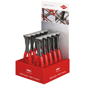 Draper 00 18 01 V10 KNIPEX 00 18 01 V10 Counter Display of 68 01 200 End Cutting Nipper, 10 Parts, 200mm - Code: 10643 - Pack Qty 1