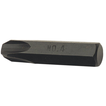 Draper 2800M/CS Cross Slot Impact Screwdriver Bit, No.4 - Code: 10820 - Pack Qty 1
