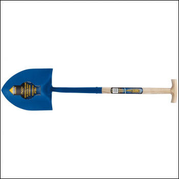 Draper RMSSSTH/H Draper Expert Contractors Round Mouth No.2 Shovel with Ash Shaft and T-Handle - Code: 10875 - Pack Qty 1