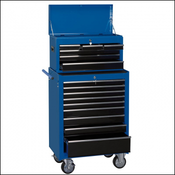 Draper RC9D/TC6D Combination Roller Cabinet and Tool Chest, 15 Drawer, 26 inch , 680 x 458 x 1322mm - Code: 11533 - Pack Qty 1