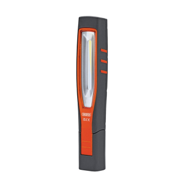 Draper RIL/COBV3/O COB/SMD LED Rechargeable Inspection Lamp, 7W, 700 Lumens, Orange, 1 x USB Cable Supplied - Code: 11761 - Pack Qty 1