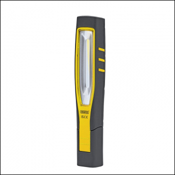 Draper RIL/COBV3/Y COB/SMD LED Rechargeable Inspection Lamp, 7W, 700 Lumens, Yellow - Code: 11762 - Pack Qty 1