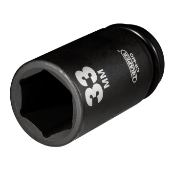 Draper 419D-MM Draper Hi-TORQ® Deep Impact Socket, 3/4 inch  Sq. Dr., 33mm - Code: 11899 - Pack Qty 1