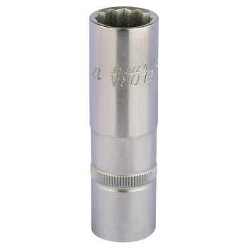 Draper 770-LT 17 Elora Deep Bi-Hexagon Socket, 1/2 inch  Sq. Dr., 17mm - Code: 11935 - Pack Qty 1
