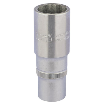 Draper 770-LT 22 Elora Deep Bi-Hexagon Socket, 1/2 inch  Sq. Dr., 22mm - Code: 11936 - Pack Qty 1