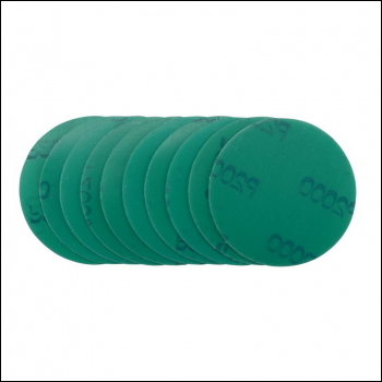 Draper SDWOD75 Wet and Dry Sanding Discs with Hook and Loop, 75mm, 2000 Grit (Pack of 10) - Code: 11952 - Pack Qty 1