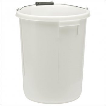 Draper PLASTBKT Plasterers Mixing Bucket, 25L, White - Code: 12100 - Pack Qty 1