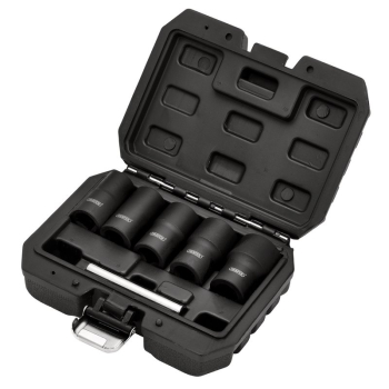 Draper LWNS6-B Impact Wheel Nut Socket Set, 1/2 inch  Sq. Dr. (6 Piece) - Code: 12411 - Pack Qty 1