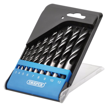 Draper DBWS2 Brad Point Drill Bit Set (9 Piece) - Code: 12426 - Pack Qty 1