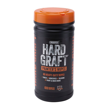 Draper HGW-PA80 Draper Hard Graft Painters Wipes (Tub of 80) - Code: 12439 - Pack Qty 1