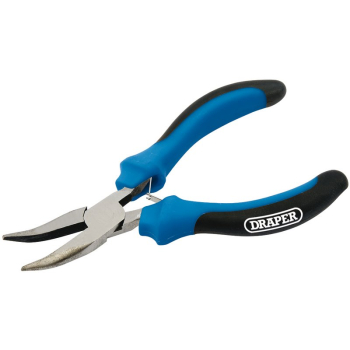 Draper MPBNSG Soft Grip Bent Nose Mini Pliers, 125mm - Code: 12540 - Pack Qty 1