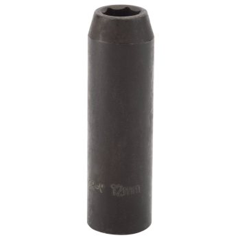 Draper 410D-MM Draper HI-TORQ® Deep Impact Socket, 1/2 inch  Sq. Dr., 12mm - Code: 12739 - Pack Qty 1